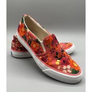Keds x Rifle Paper Company Slip On Sneakers Size 7 Women's Floral Print